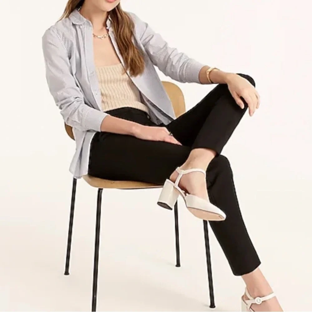 2 Pairs! J.Crew Cameron Slim Cropped Pant in Four-Season Stretch Size 18 Black 2 - Picture 10 of 10